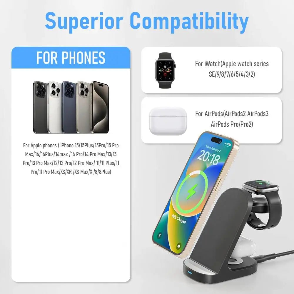 Wireless Charging Station 15W