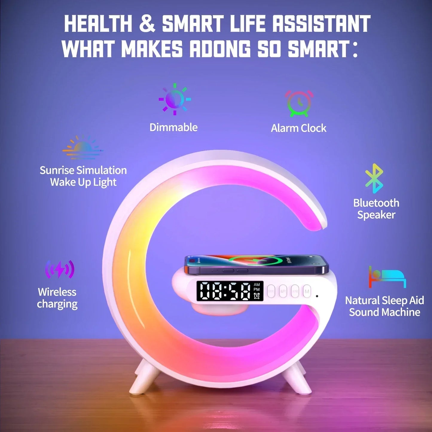 Multifunction Wireless Charger RGB